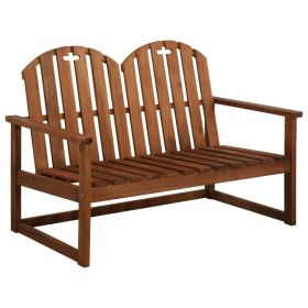 Garden Bench Brown Acacia wood 43.3 in Durable Garden Bench