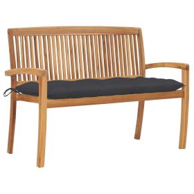 Garden Bench Teak wood Solid Teak Wood Medium Stackable