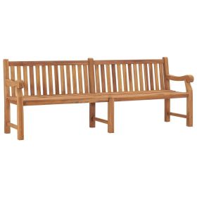 Garden Bench Teak Solid Teak Wood Extra Large Rectangular