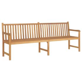 Garden Bench Warm Teak Wood Fine Sanded Teak Hardwood Large