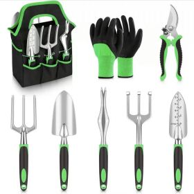 Garden Tool Pack 8 Piece (Option: Green)