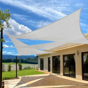 Prohibited From Sale On Amazon XISHAN 12'X12'X17' Light Grey,Mocha HDPE Sunshade Sail, 160 Grams (Option: 12X12X17ft-Light Grey)