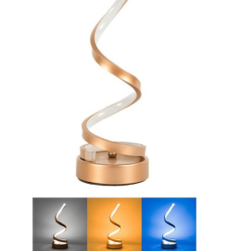 Twisted LED Lights For Bedrooms And Living Rooms, Decorative Lights, Popular Photo Backdrops And Atmosphere Props (Option: Gold)