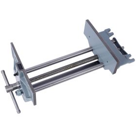 Rapid Action Woodworking Vise Quick Release Lever For Quick Adjustments 10.5 Inch Jaw Width Made With Heavy-Duty Cast Iron , GRAY COLOR (Option: Gray)