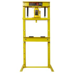 20 Ton Bottle Jack Shop Press, Bend, Straighten, Or Press Parts, Install Bearings, U-Joints, Bushings, Ball Joints, And Pulleys,yellow (Option: Yellow)