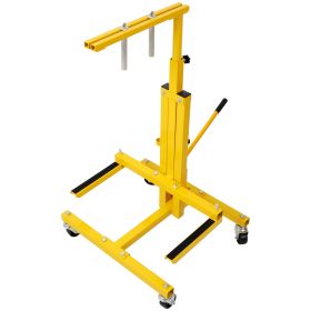 Hydraulic Door Remover And Installer Jack Hoist Lift Jack Stand Dolly,Yellow (Option: Yellow)