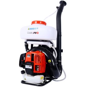51.7cc Mosquito Fogger Mister Duster Mosquito Sprayer Backpack Sprayer Cold Fogger,Gasoline Powered Sprayer Blower Machine With 14L Tank For Gard (Option: Orange)