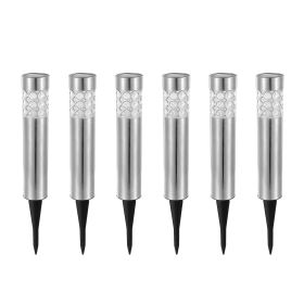 6Pcs Solar Pathway Light IP44 Waterproof 3 RGB Color Changing For Yard Garden Pathway Walkway (Option: 6Pcs)