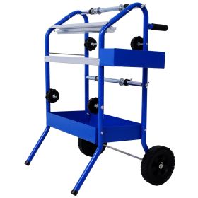 Mobile 18 Multi-Roll Masking Paper Machine With Storage Trays,BLUE (Option: Blue)