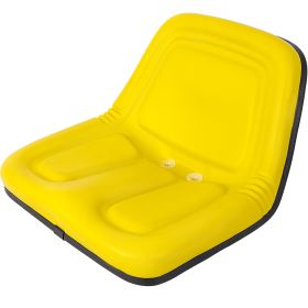 Deluxe Mower Tractor Seat Compatible With John Deere, Kubota, Allis-Chalmers, Bobcat, Case-IH, Ford New Holland, White, Oliver, Mpl, Moline, Mass (Option: Yellow)