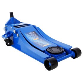 Low Profile Hydraulic Trolley Service  Floor Jack, 4 Ton  8000 Lbs Capacity, Lifting Range 2.5-20,blue (Option: Blue)