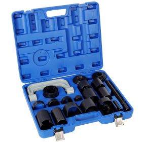 21PCS Heavy Duty Ball Joint Removal Kit,Upper And Lower Automotive Ball Joint Press Removal Tool Kit,Blue Plastic Case (Option: Blue)